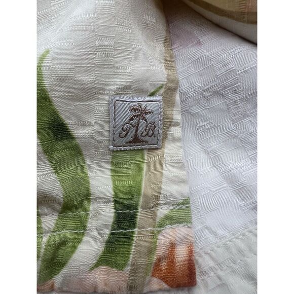 Tommy Bahama Men Tropical Floral Silk Camp Shirt Sz XXL Button Down Short Sleeve - Picture 8 of 9